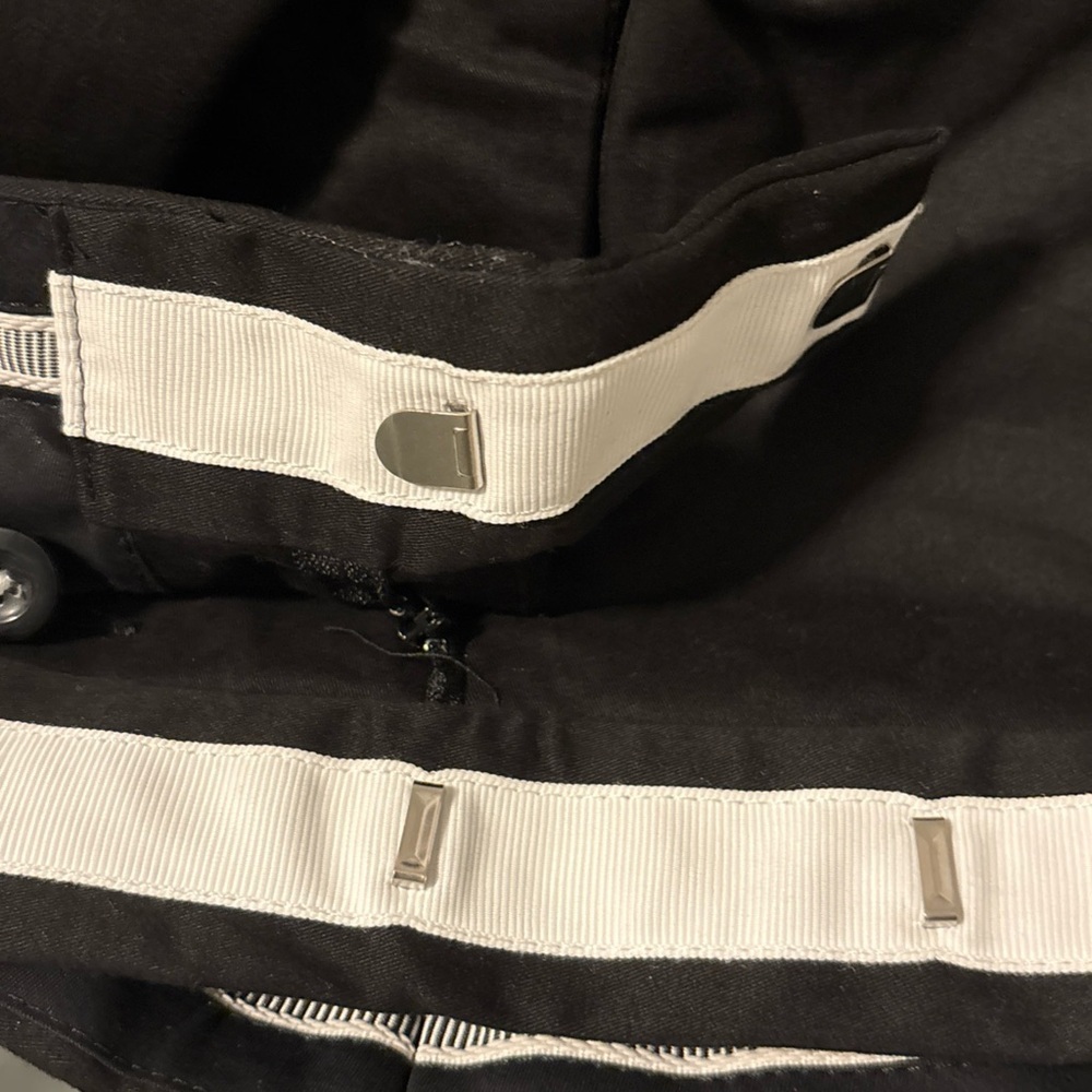 G/Fore Men’s Straight Leg Stretch Performance Chino Pants Size 40x32 Black/White - Picture 7 of 8